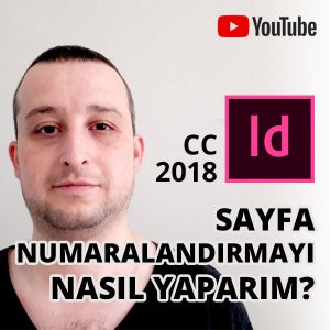 indesign sayfa numara ekleme