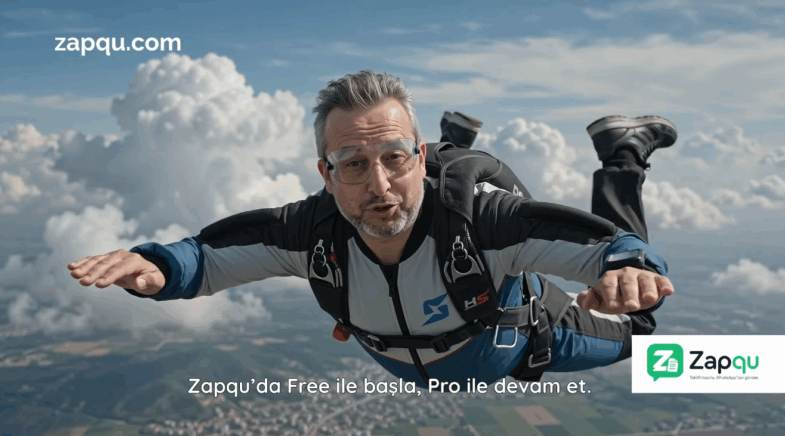 Zapqu için hazırlanan yapay zekâ destekli SaaS reklam filmi